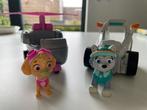 Skye en Everest Paw Patrol actiefiguren, Kinderen en Baby's, Speelgoed | Actiefiguren, Ophalen of Verzenden, Zo goed als nieuw