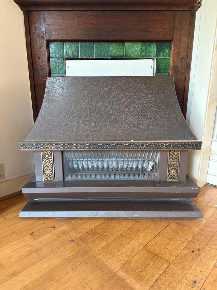 Vintage Faber Gaskachel, Huis en Inrichting, Kachels, Gebruikt, Vrijstaand, Gaskachel, Gas, Ophalen