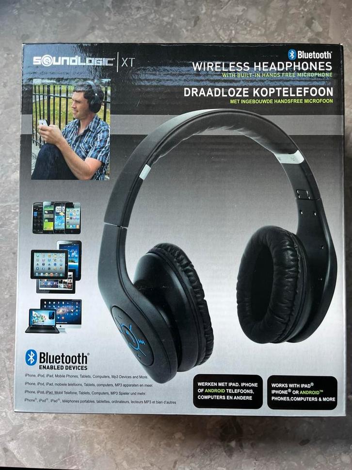 Soundlogic XT Draadloze Koptelefoon, Audio, Tv en Foto, Koptelefoons, Nieuw, Over oor (circumaural), Overige merken, Draadloos