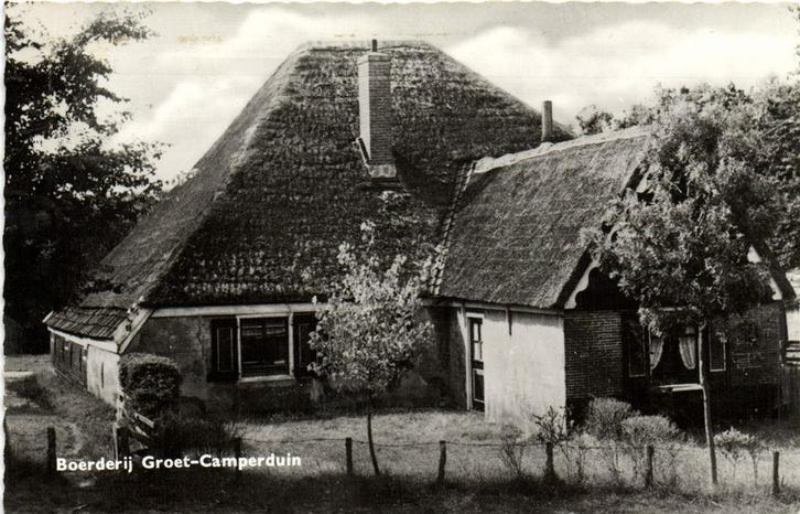 Boerderij Groet-Camperduin - gelopen, Verzamelen, Ansichtkaarten | Nederland, Gelopen, Drenthe, Voor 1920, Ophalen of Verzenden