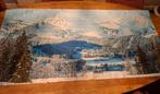 Achtergrond doek voor kerstdorp, Antiek en Kunst, Ophalen