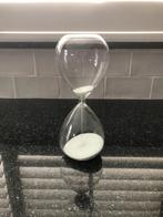 Te koop glazen zandloper, Ophalen, Zo goed als nieuw