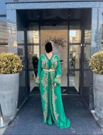 Takshita/Kaftan groen nieuw!, Kleding | Dames, Gelegenheidskleding, Maat 38/40 (M), Overige typen, Handmade, Nieuw