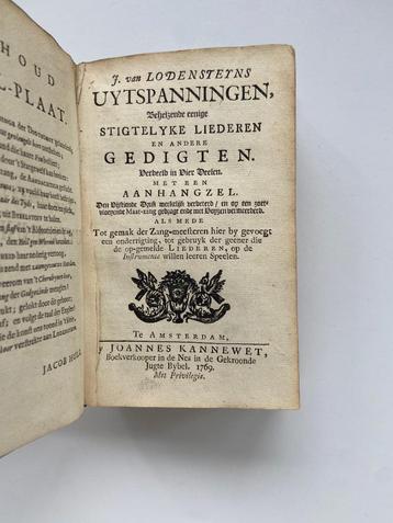 Uytspanningen; Schr Lodensteyns; Uitg Kannewet; Datum 1769; beschikbaar voor biedingen