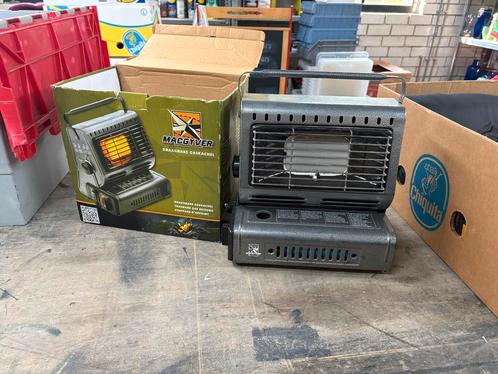 MacGyver Draagbare Gaskachel - camping verwarming, Caravans en Kamperen, Kampeeraccessoires, Zo goed als nieuw, Ophalen of Verzenden