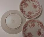 Villeroy en Boch.Valeria serveer/gebakschalen (3x).Rood.Circ, Antiek en Kunst, Antiek | Servies los, Ophalen of Verzenden
