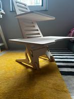 Stabureau/Verhoogbureau, berkenhout, Ophalen, In hoogte verstelbaar, Zo goed als nieuw, Stabureau