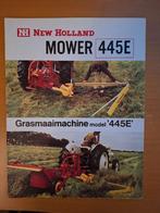 Folder New Holland Grasmaaimachine model 445E, Ophalen of Verzenden, Gelezen, Tractor en Landbouw