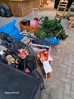 Rommelmarkt spullen stokke kinderwagen speelgoed lampen, Ophalen