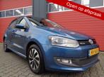 Volkswagen Polo 1.0 BlueMotion Edition 96PK Airco Cruise LMV, Voorwielaandrijving, Start-stop-systeem, Blauw, Origineel Nederlands
