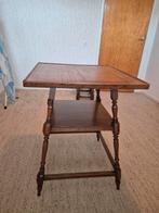 Eiken Plantentafel met Onderblad, Ophalen, Gebruikt, 55 tot 75 cm, 60 cm of meer