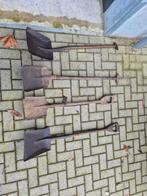 4 ijzeren scheppen in 1 koop, Ophalen, Gebruikt