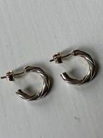 Oorbellen zilver hoops creool gemerkt stekers vintage, Sieraden, Tassen en Uiterlijk, Oorbellen, Ophalen of Verzenden, Gebruikt