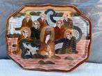 Antieke satsuma dienblad, Antiek en Kunst, Antiek | Porselein, Ophalen of Verzenden