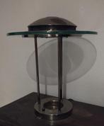 Vintage design Boxford Sonneman halogeen UFO tafellamp, Ophalen, Gebruikt, Glas, Minder dan 50 cm