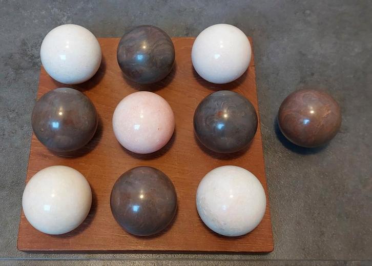 Heel mooi boter kaas en eieren ( tic tac toe) spel marmer, Huis en Inrichting, Woonaccessoires | Overige, Gebruikt, Ophalen of Verzenden