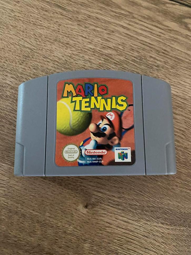 Mario Tennis - Nintendo 64, Spelcomputers en Games, Games | Nintendo 64, Gebruikt, Sport, 3 spelers of meer, Vanaf 3 jaar, Eén computer