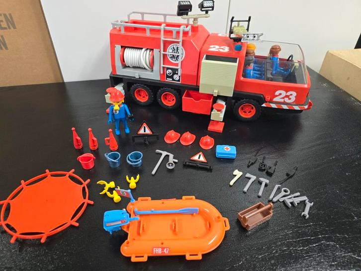 Playmobil Brandweerwagen met Accessoires, Kinderen en Baby's, Speelgoed | Playmobil, Gebruikt, Complete set, Ophalen of Verzenden