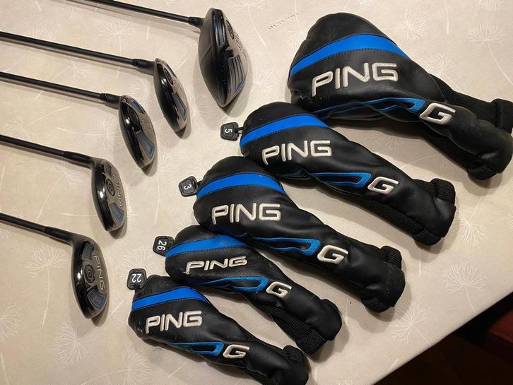 Ping G serie golfset ijzers driver/hybrides/wood LINKSHANDIG, Sport en Fitness, Golf, Gebruikt, Set, Ping, Ophalen