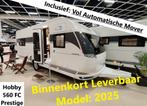 Hobby 560 FC Prestige met MOVER (Binnenkort in voorraad), Caravans en Kamperen, Rondzit, Hobby, Bedrijf, 5 tot 6 meter