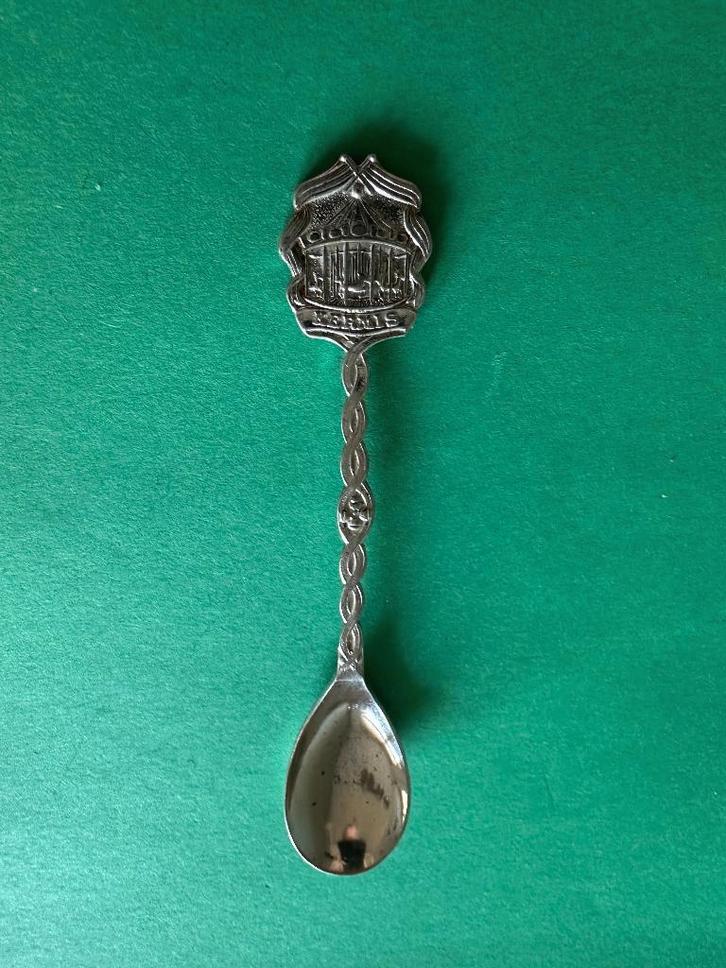 Mooi Kermis lepeltje. Theelepeltje. Lepel Elwezetta., Antiek en Kunst, Antiek | Bestek, Ophalen of Verzenden