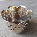 Vintage messing theelichthouder geurbrander, Huis en Inrichting, Woonaccessoires | Kandelaars en Kaarsen, Ophalen of Verzenden