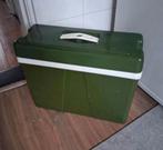 Retro Koelbox - Groen met Wit, Caravans en Kamperen, Koelboxen, Ophalen of Verzenden, Gebruikt, Koelbox, Koelelement