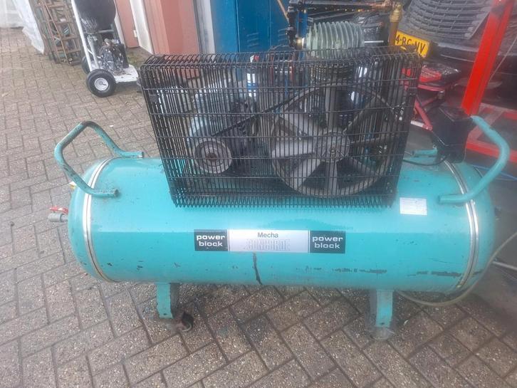 380V Luchtcompressor - Krachtig en Betrouwbaar, Doe-het-zelf en Verbouw, Compressors, Gebruikt, 6 tot 10 bar, 100 liter of meer