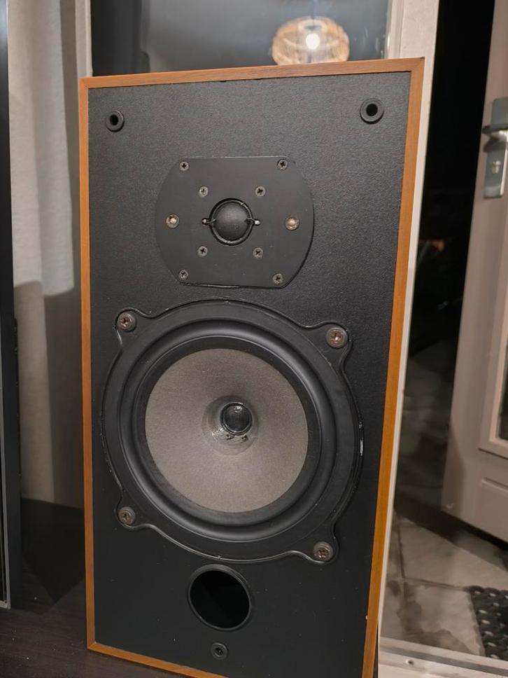Nette set vintage B&W DM10, Audio, Tv en Foto, Luidsprekers, Zo goed als nieuw, Front, Rear of Stereo speakers, 60 tot 120 watt