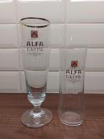 Alfa Edel pils bierglazen 2 stuks, Ophalen of Verzenden, Zo goed als nieuw, Glas of Glazen, Overige merken