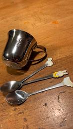 Nijntje beker tvs en drie lepels nijntje, kip en schaap, Ophalen of Verzenden, Zo goed als nieuw