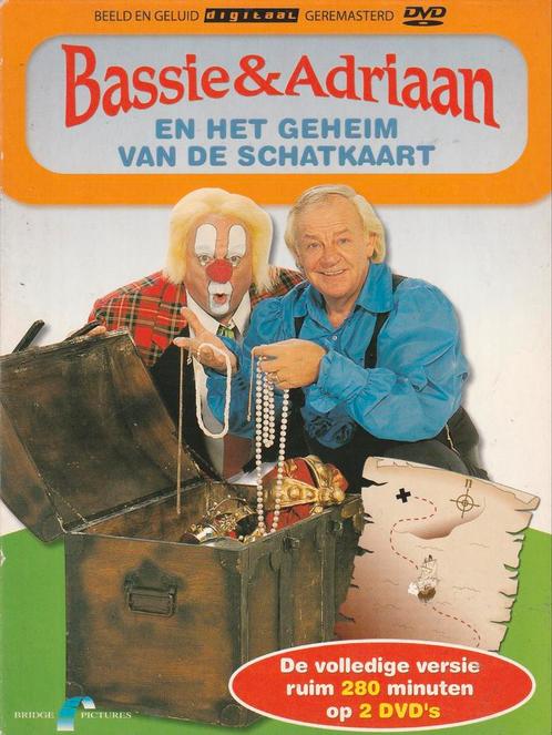 Bassie & Adriaan: Het geheim van de schatkaart (2 DVD), Cd's en Dvd's, Dvd's | Kinderen en Jeugd, Gebruikt, Tv fictie, Avontuur