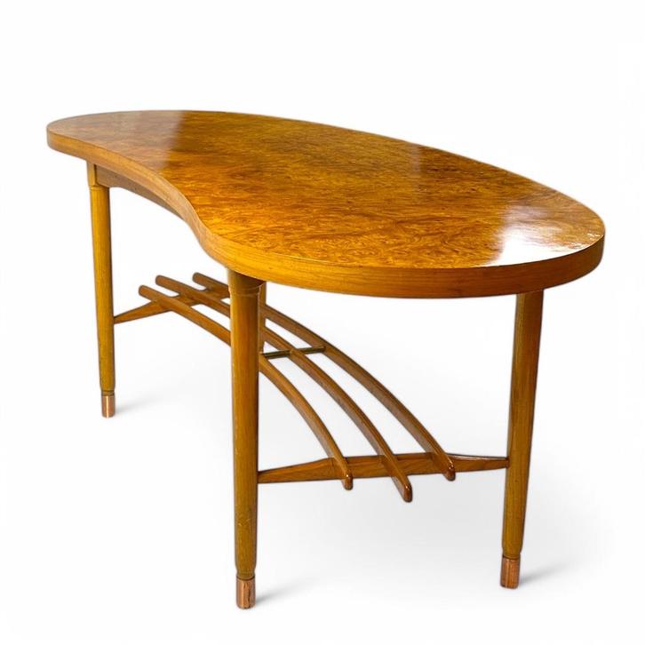 Vintage Scandinavische salontafel, Huis en Inrichting, Tafels | Salontafels, 50 tot 75 cm, 50 tot 100 cm, 100 tot 150 cm, Overige vormen