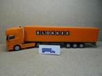 EDOCAR 1:87 DIE-CAST, SCANIA+Oplegger "BLOKKER", Zie Foto`s, Ophalen of Verzenden, Zo goed als nieuw, Bus of Vrachtwagen, Overige merken