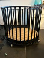 Ronde box op wieltjes zwart, Kinderen en Baby's, Boxen, Ophalen, Gebruikt, Rond, Wieltjes