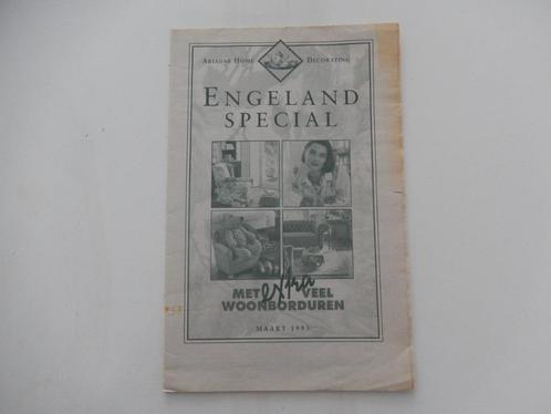 * Ariadne Engeland special woon borduren maart 1993 *, Hobby en Vrije tijd, Borduren en Borduurmachines, Zo goed als nieuw, Patroon