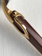 Vintage Cartier C decor hout met 3 setjes nw glas, Sieraden, Tassen en Uiterlijk, Zonnebrillen en Brillen | Heren, Zonnebril, Blauw