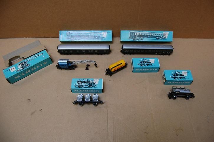 MÄRKLIN WAGONS., Hobby en Vrije tijd, Modeltreinen | H0, Gebruikt, Wagon, Wisselstroom, Märklin, Ophalen of Verzenden