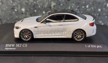 BMW M2 CS wit 1:43 Minichamps Mi108 beschikbaar voor biedingen