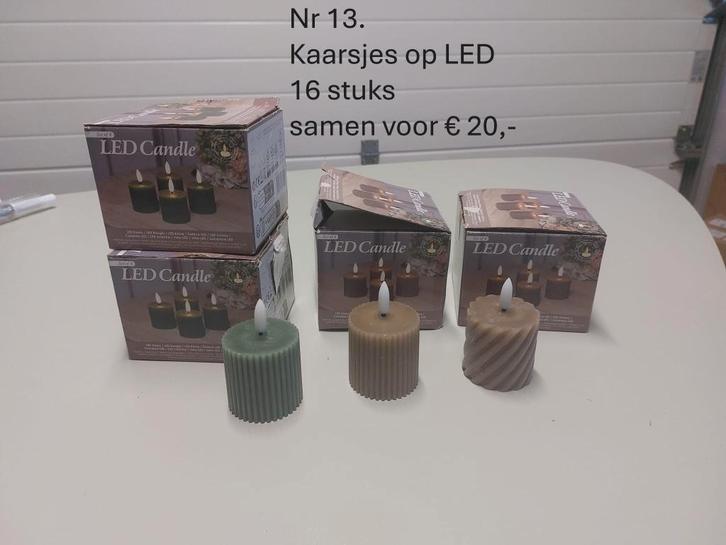 LED kaarsen / lampen, Huis en Inrichting, Woonaccessoires | Kandelaars en Kaarsen, Nieuw, Kaars, Minder dan 25 cm, Overige materialen