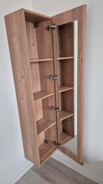 Storke Edge kolomkast spiegel - Ruwe eik sanitairkast, Ophalen, Met deur(en), Zo goed als nieuw, Modern
