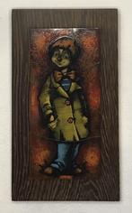 Leuk schilderij, afbeelding van clown op hout., Ophalen of Verzenden, Huis en Inrichting