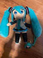 Miku plushie + keychain, Verzenden, Zo goed als nieuw