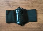 Nep Leer Taille Corset Riem - Gothic - Goth - Emo - Corset, 5 cm of meer, Minder dan 80 cm, Zwart, Tailleriem