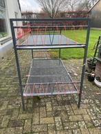 Vintage stapelbed zonder matrassen, Ophalen, Gebruikt, 90 cm, Tweepersoons