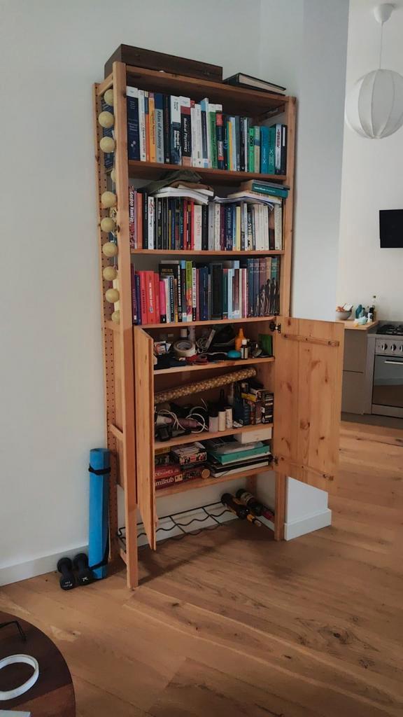 Ikea Ivar kast - 3 planken, wijnrek, gesloten kast, Huis en Inrichting, Kasten | Boekenkasten, Zo goed als nieuw, 50 tot 100 cm