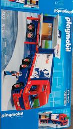 Playmobil vrachtwagen incl module, Ophalen of Verzenden, Zo goed als nieuw, Complete set