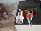 Stihl BGA 57 Bladblazer, HSA 56 Heggenschaar ak 20& Lader, Tuin en Terras, Ophalen of Verzenden, Accu