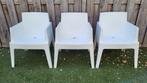 6 stuks Siësta stoel Box kleur wit, Tuin en Terras, Tuinstoelen, Ophalen, Gebruikt, Kunststof, Stapelbaar