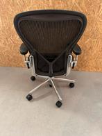 Herman Miller Aeron maat C met PostureFit, Huis en Inrichting, Bureaustoelen, Verzenden, Zwart, Zo goed als nieuw, Bureaustoel